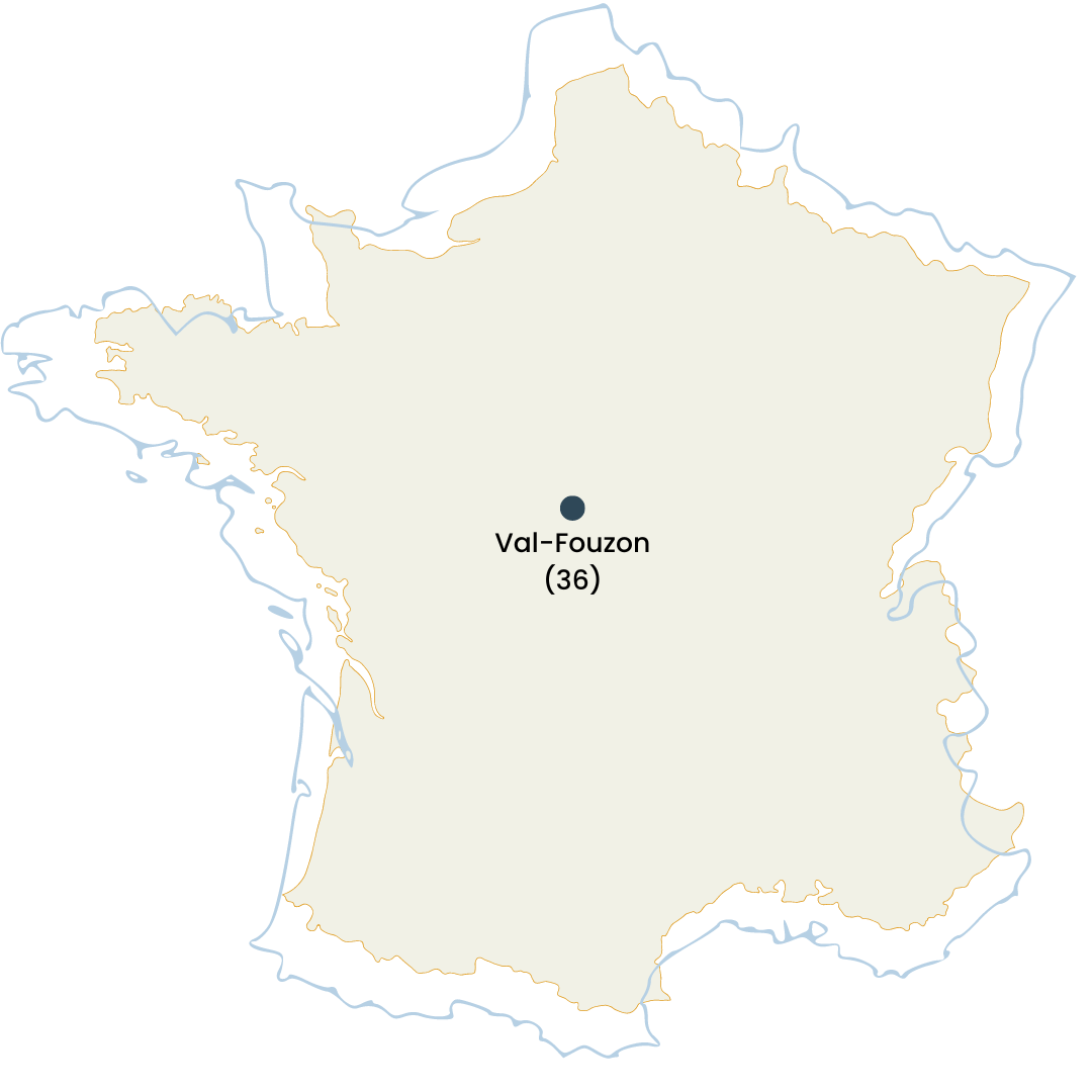 Localisation BATI ETHIK Val-Fouzon Indre Centre Val de loire