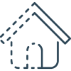 Icone extension maison